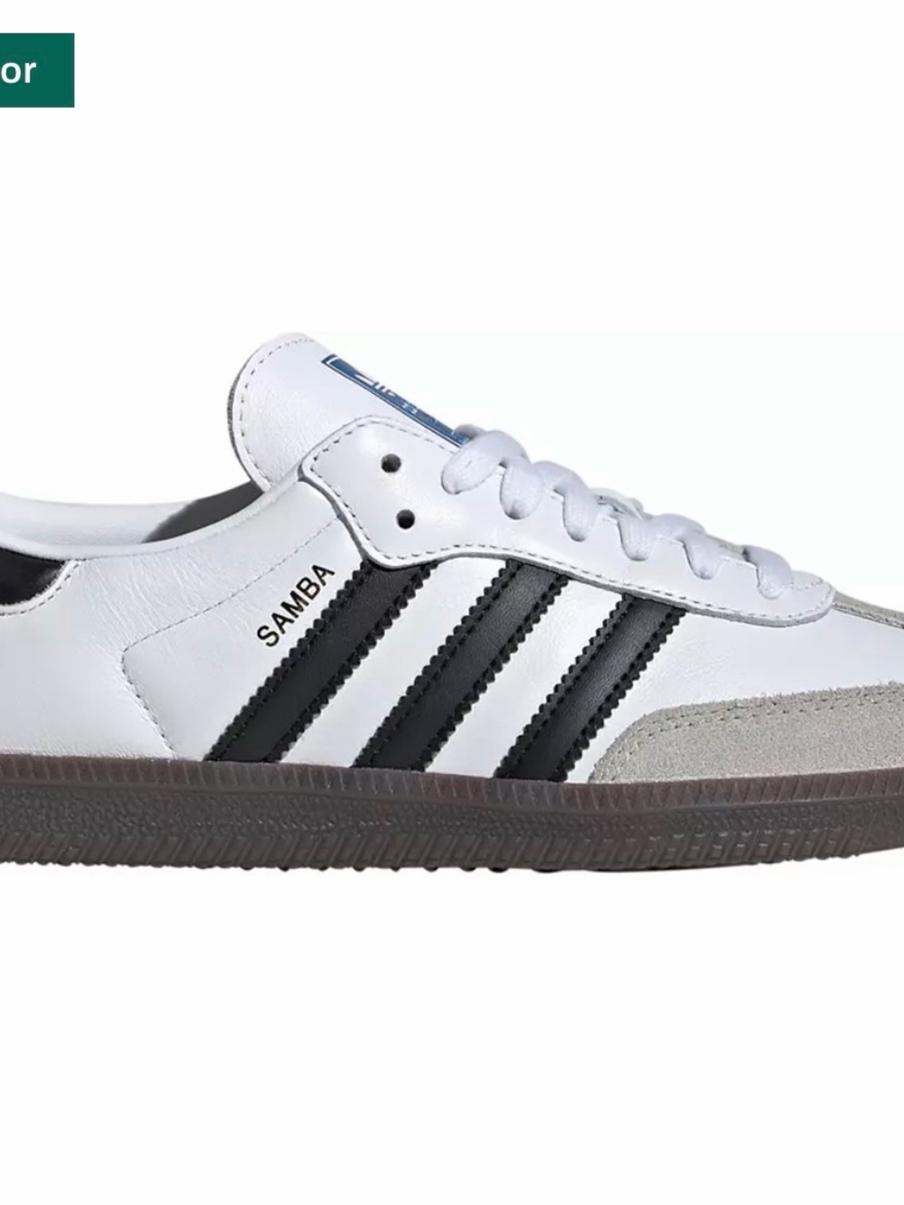 Adidas Samba Classic Leather Sneakers - White/Black/White